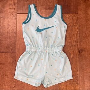 Toddler Girls Nike Dri-Fit Tank Top Romper - 3T - Teal